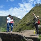 Angochahua está en medio de cinco cerros.