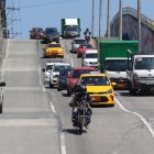 Perspectiva desde abajo de las ondulaciones de la loma conocida como el ‘tobogán’.