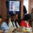 Muñoz compareció ante la Corte Nacional de Justicia. A la diligencia asistió la Fiscal General del Estado, Diana Salazar.