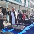 La dotación entregada a la Policía Nacional en Loja recibió la bendición.