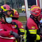 Personal del Cuerpo de Bomberos asistió a la emergencia.