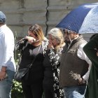 La familia de Luis González estuvo durante el reconocimiento del lugar de los hechos y no soportaron el dolor que les causó recordar la tragedia.