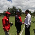 Marcos Pazos (d) y su directorio decidieron poner fin al ciclo de Ever Hugo Almeida (c) en El Nacional.