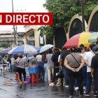 La jornada electoral de este 21 de abril comenzó con lluvias en Guayaquil.