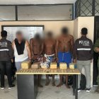 Los detenidos fueron presentados por la Policía Nacional