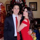 Santiago Noboa y Naíza durante las festividades navideñas.