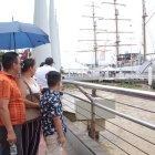 La embarcación zarpó desde el muelle del Yacht Club Naval, en el malecón Simón Bolívar.