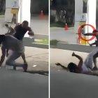 La adrenalina funcionó como anestesia, pues el tipo, sin su extremidad, siguió ‘guerreando’.