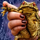 Un sapo sería parte del ritual de brujería.