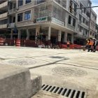 Los trabajos se realizan incluso durante los fines de semana y las noches.