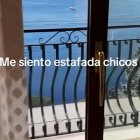 Turista se sintió estafada porque le habían prometido vista al mar