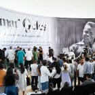 Amigos se hicieron presente en el velatorio del compositor Omar Geles.