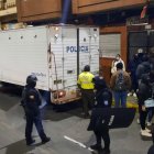 El operativo antidelincuencial tuvo lugar en Ambato.