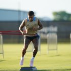 La selección de Argentina entrena en las instalaciones del club Inter Miami.