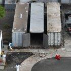 El contenedor de en medio no funcionó por 22 días. Galenos dicen que ese elemento no es para mantener cuerpos sin formol.