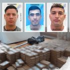 Estos son los policías que están desaparecidos. Los 1.115 paquetes de droga decomisados el martes pasado en Los Ceibos.