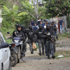 La Policía intervino varios inmuebles del sector.