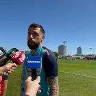 Hernán Galíndez habló sobre Ecuador ante los medios.