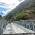 Desde la tarde del martes 2 de julio se abrió el paso por la vía Baños-Puyo. Cortesía.