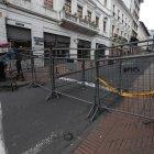 Así lucen los accesos al centro de Quito.