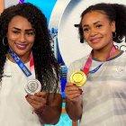 Tamara Salazar (i) y Neisi Dajomes (d) consiguieron históricas medallas en Tokio 2020+1.