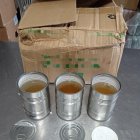 El paquete tenía enlatados contaminados con droga.