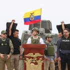 El Presidente Daniel Noboa llegó a Durán y anunció que retomará el control del cantón.