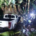 Los dos hombres circulaban en una camioneta blanca cuando fueron atacados.