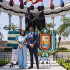 Marcela Aguiñaga, Prefecta del Guayas, y Aquiles Álvarez, alcalde de Guayaquil.