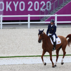 Nicolas Wettstein no pudo en el tercer día de ecuestre en París 2024