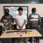 El sospechoso fue aprehendido en el sector de Chontaduro.