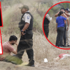 Con abrazos y palabras de consuelo, los parientes se apoyaban mutuamente.