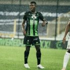 Alan Minda destacó con su velocidad y desborde en el ataque de Cercle Brugge.