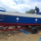 Narcolancha en la que se almacenaba sustancia ilícita lista para ser llevada hasta México.