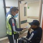 El agente Alan Villa fue dado de alta del hospital, pero sigue en observación