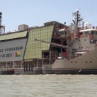 La barcaza de Karpowership llegó a Guayas.