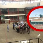 Alerta en la cárcel La Roca por dron con explosivos en el techo.