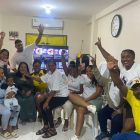 Familia de Kiara Rodríguez celebra su segunda medalla de oro en París 2024.