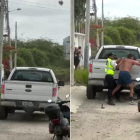 Las imágenes fueron difundidas en redes sociales.