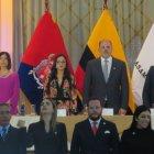 La Sesión de la Asamblea Nacional se realiza en el Salón Sesquicentenario del Colegio Pedro Vicente Maldonado, con la presencia de Asambleístas, autoridades locales e invitados especiales.