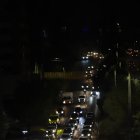 Hubo conductores que tuvieron que manejar en penumbra en algunas calles de Quito.