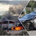 Un auto incendiado fue encontrado en el noroeste de Guayaquil, posiblemente relacionado a la balacera.