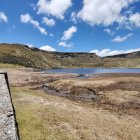 La laguna de Salayambo tiene menos de la mitad de agua de lo normal.