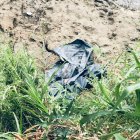 El torso estaba envuelto en un plástico negro.