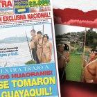 Los Huaoranis cuando salieron del Oriente y llegaron a Guayaquil con EXTRA.