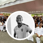 El futbolista fue despedido por la comunidad de Quinindé.