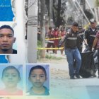 Los cadáveres de las cinco victimas fueron metidos en fundas negras y subidos en el carro de Medicina Legal.