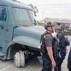 El blindado al que apuntaban los criminales.