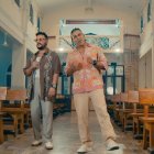 Timbasulum (i) y Frank Mestizo (d) grabaron su video musical en la Iglesia del Cristo del Consuelo.