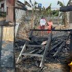 Entre estos escombros quedó el cuerpo carbonizado de la adolescente.